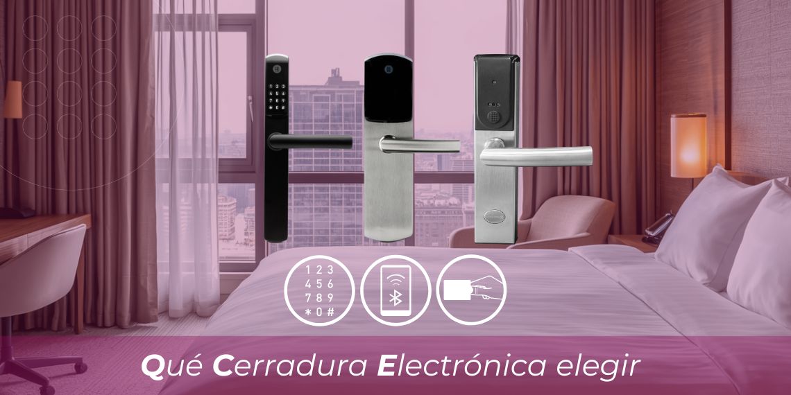Bluetooth, tarjeta RFID o código: qué cerradura electrónica elegir para un hotel | Omnitec México