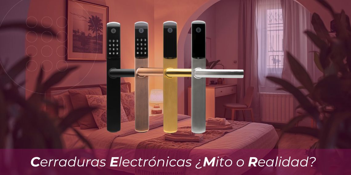 ¿Las cerraduras electrónicas son seguras? Mitos vs realidad