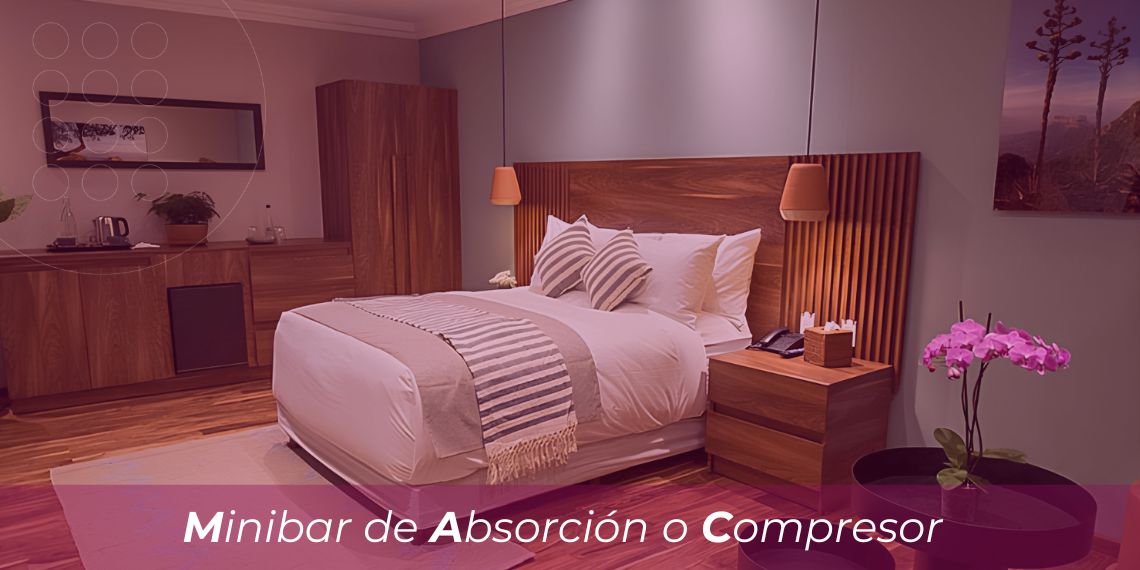 Minibar de absorción o compresor: qué conviene en hoteles de clima cálido
